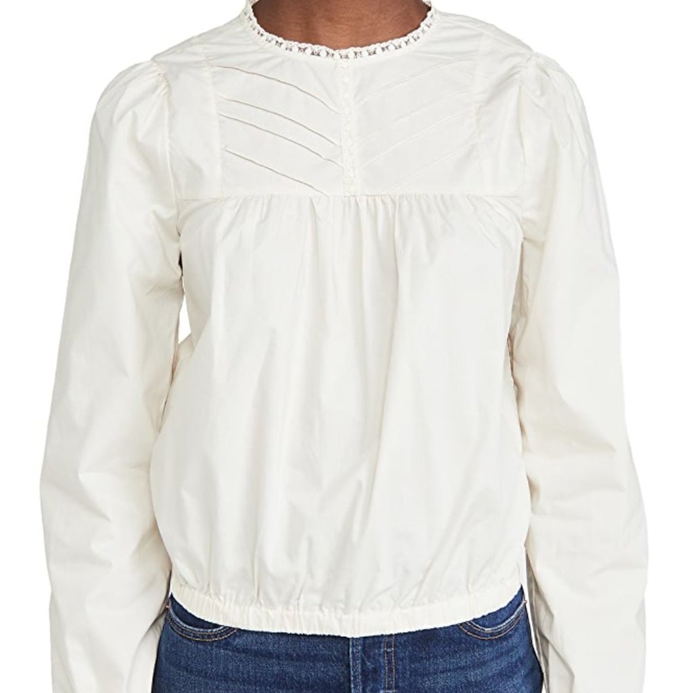 NWT BB Dakota And Voila Puff Sleeve Top